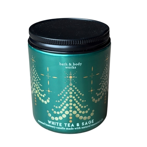 Bath & Body Works White Tea & Sage Candle 7 oz NEW - Picture 2 of 6